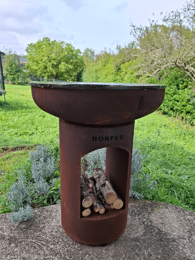 brasero bonfeux bonbiza acier corten