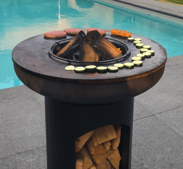 brasero bonfeux bonbiza acier corten
