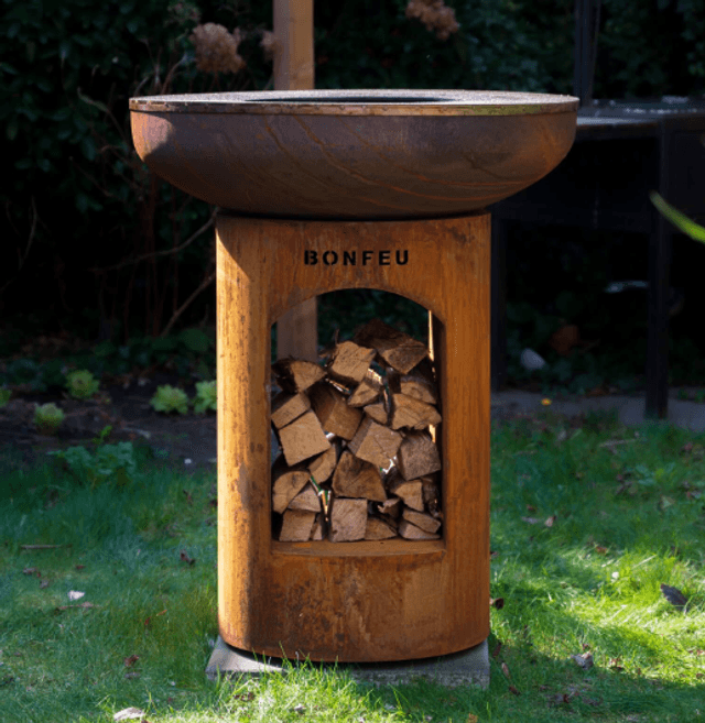 brasero bonfeux bonbiza acier corten