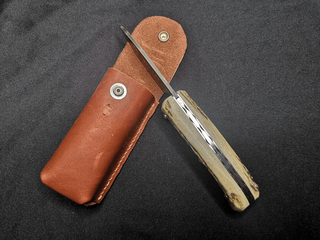 Couteau pliant bois de cerf